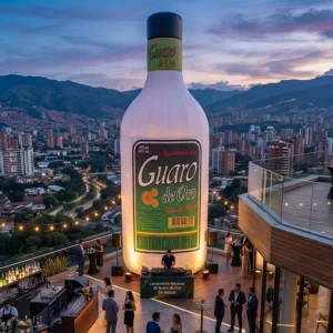 Botella Inflable Gigante a Medida