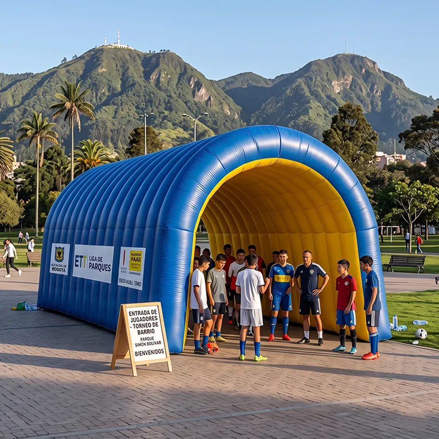 Túnel Inflable de Ingreso Deportivo